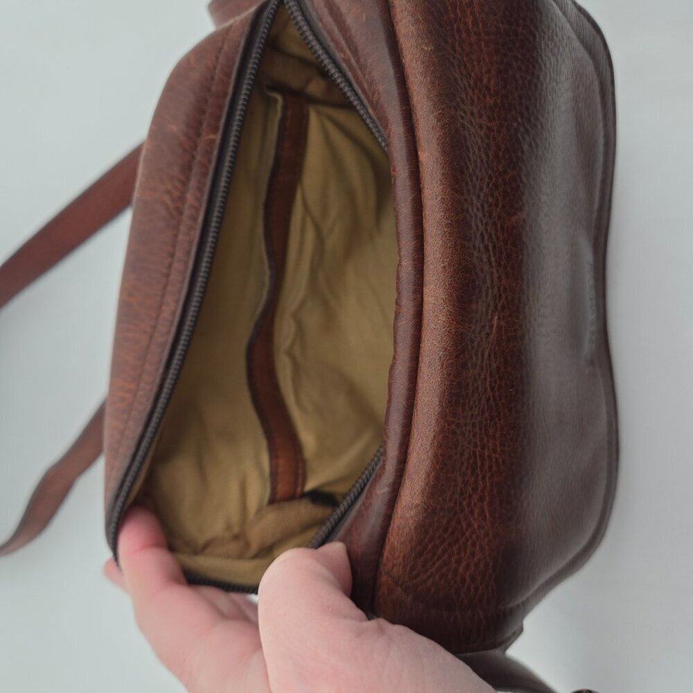 Vintage Duluth Trading Co. Leather Organizer Crossbody Bag - Picture 10 of 16